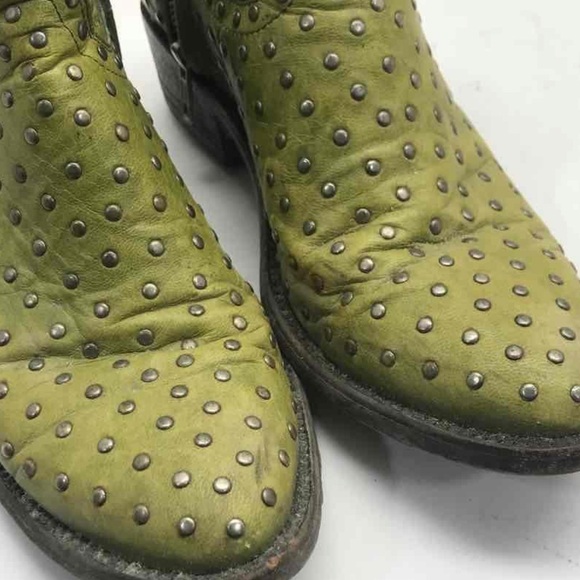 Green Old Gringo Women's Studded Boots Size 8 - Picture 6 of 6